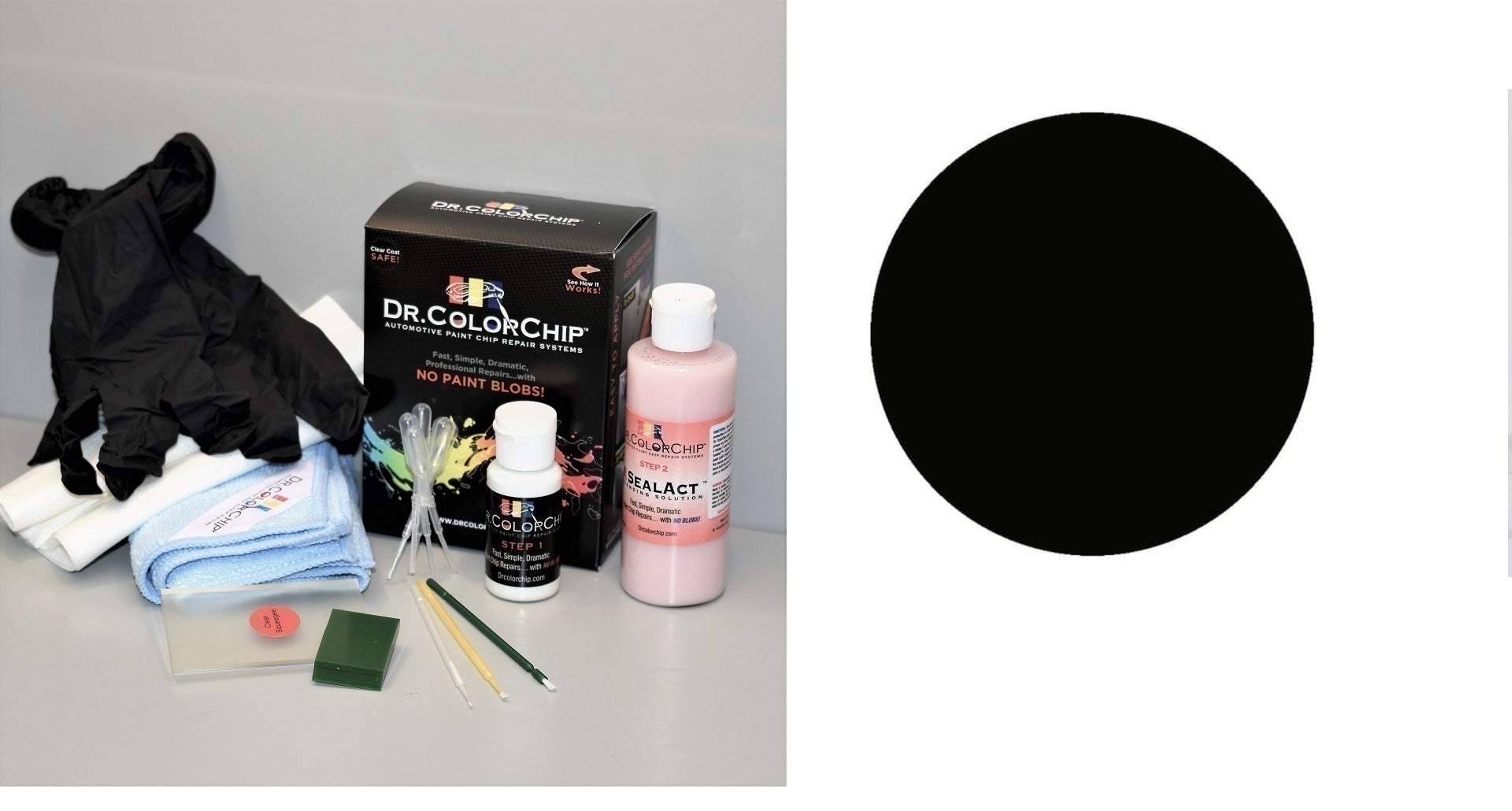 2017 Smart Car Fortwo Exterior Touch Up Paint Kit, Dr Color Chip, Squirt 'n Squeegee PLUS