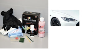 Tesla Model X Exterior Touch Up Paint Kit, Dr Color Chip, Squirt 'n Squeegee PLUS, 2016-2020