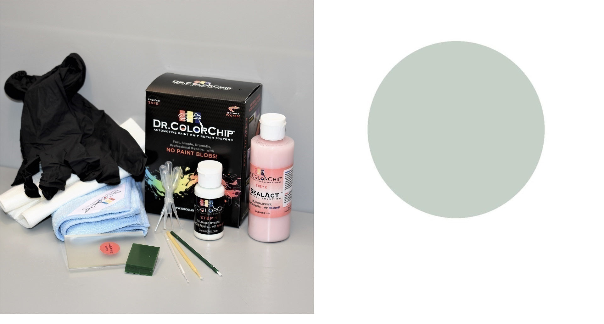 2021 Chevy Bolt EV Exterior Touch Up Paint Kit, Dr Color Chip, Squirt 'n Squeegee PLUS