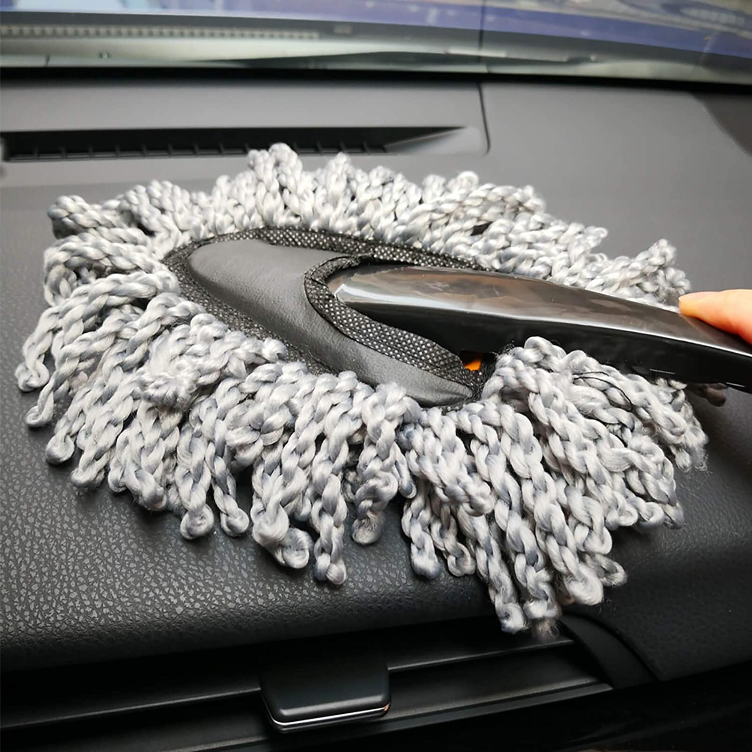 Interior, Exterior Car Microfiber Dash, Paint Duster Brush Cleaning Tool
