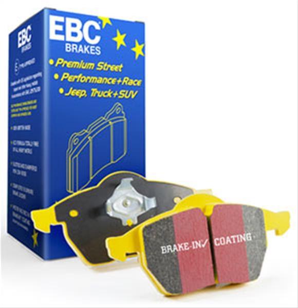 Tesla Model X EBC Yellowstuff 4000 Series Front Brake Pads, 2017-2019