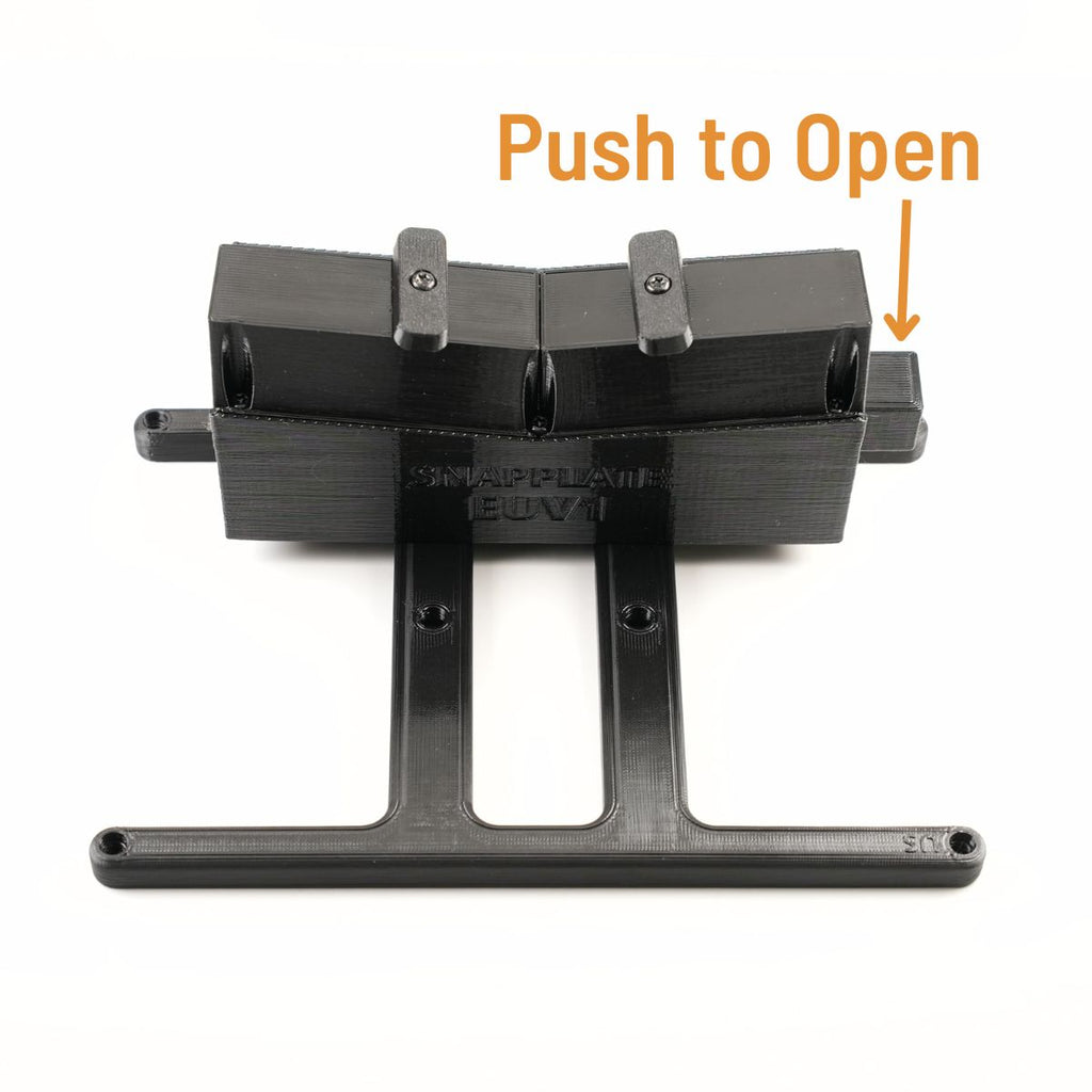 Chevy Bolt EUV SNAPPLATE Front License Plate Mount, Removable, 2022-2023