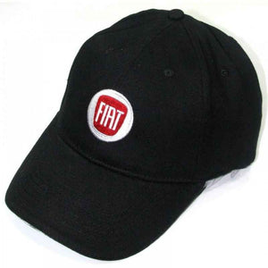 Fiat Hat, Low Profile Design, Black With Logo