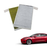 Tesla Model 3, Y Cabin Air Filters Replacement with Activated Carbon, 2017-2024