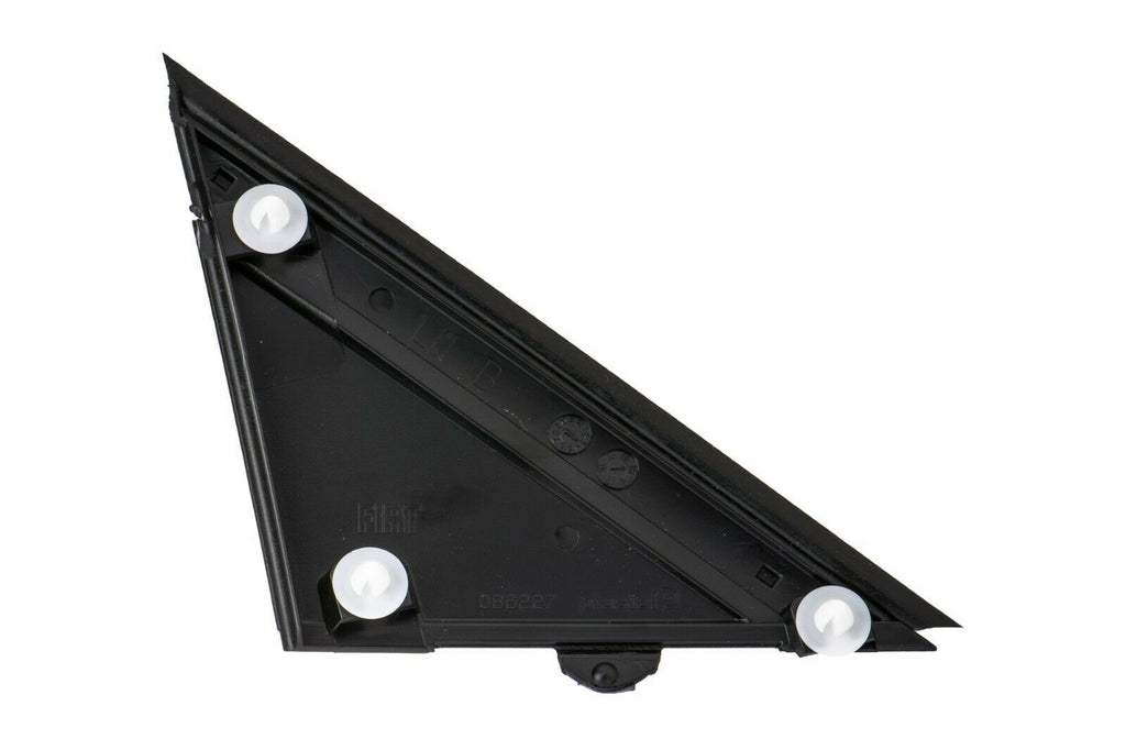 Fiat 500E Left Door Mirror Flag Cover Molding Matte Black , 2013-2019