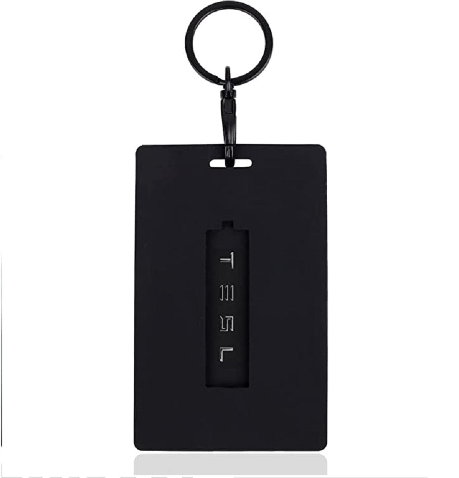 Tesla Model 3, Y Silicone Key Card Holder, American Flag with Key Ring