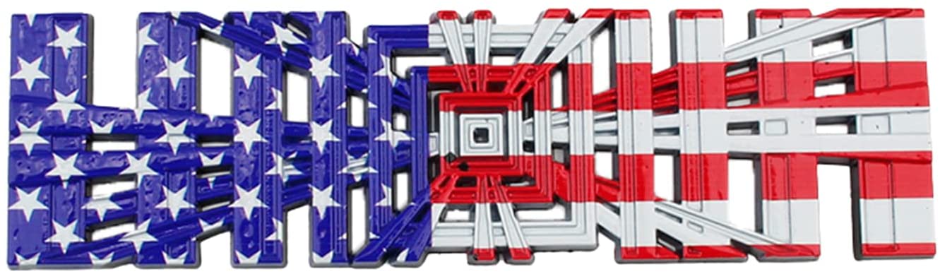 Tesla Model S, 3, X, Y Plaid Badge Car 3D Logo, Metal, Spaceballs Tribute Emblem, American Flag