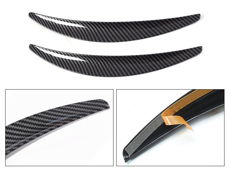 Tesla Model 3 Fender Guards, Mud Flaps, Carbon Fiber, Front & Rear, 2017-2021