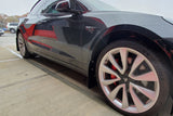 Tesla Model 3 Mud Flap Set, Rally Armor Blue Logo, 2017-2023