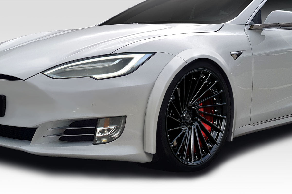 Tesla Model S Duraflex RVS Front Fender Flares, 4 Piece, 2012-2021