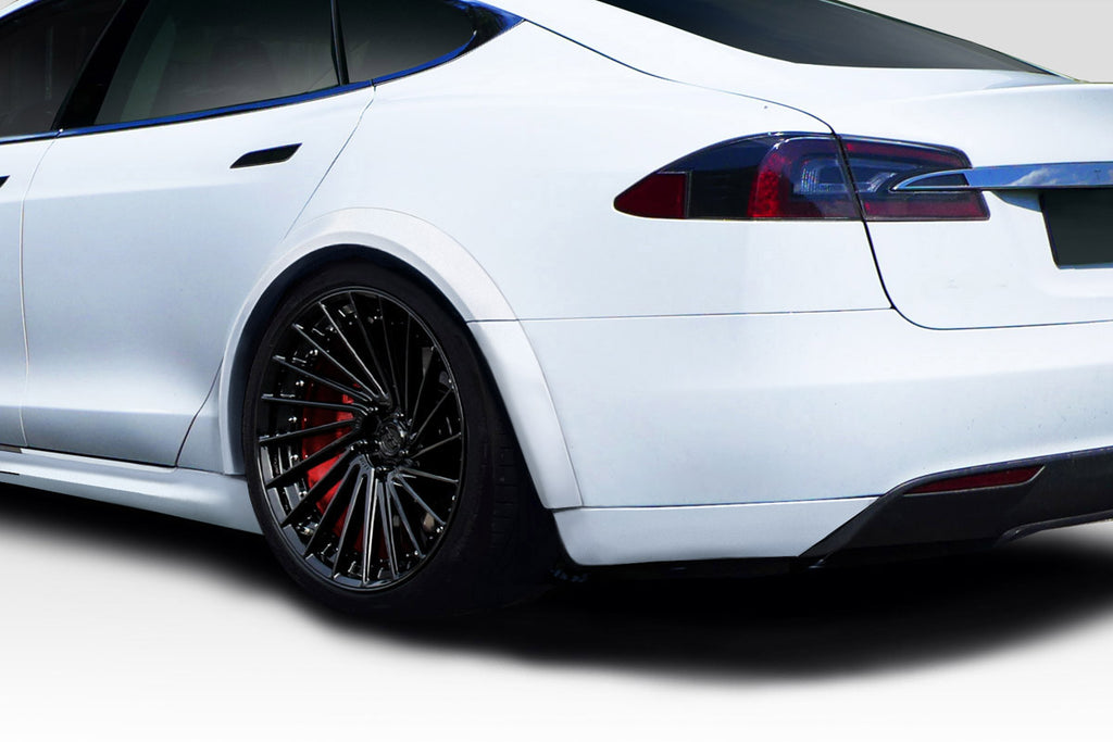 Tesla Model S Duraflex RVS Rear Fender Flares, 4 Piece, 2012-2021