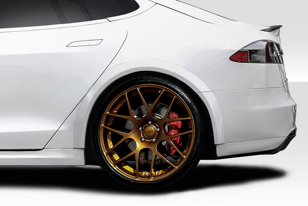 Tesla Model S Duraflex RVS Rear Fender Flares, 4 Piece, 2012-2021