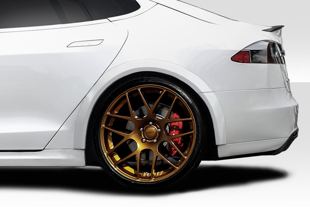 Tesla Model S Duraflex RVS Rear Fender Flares, 4 Piece, 2012-2021