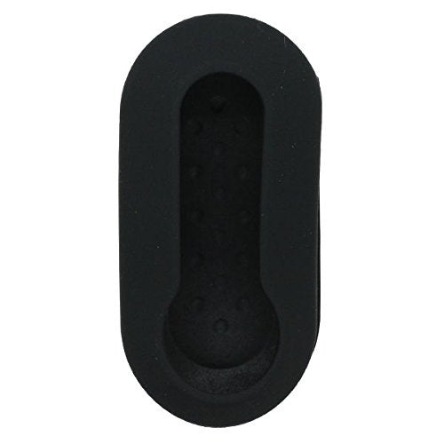 Fiat 500E Silicone Key Fob Case Cover, Open Design, Black