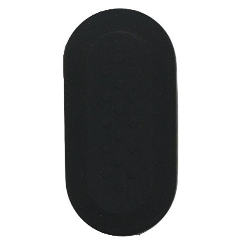 Fiat 500E Silicone Key Fob Case Cover, Open Design, Black