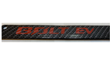 Chevy Bolt EV Black Carbon Fiber Look License Plate Frame W/ Logo