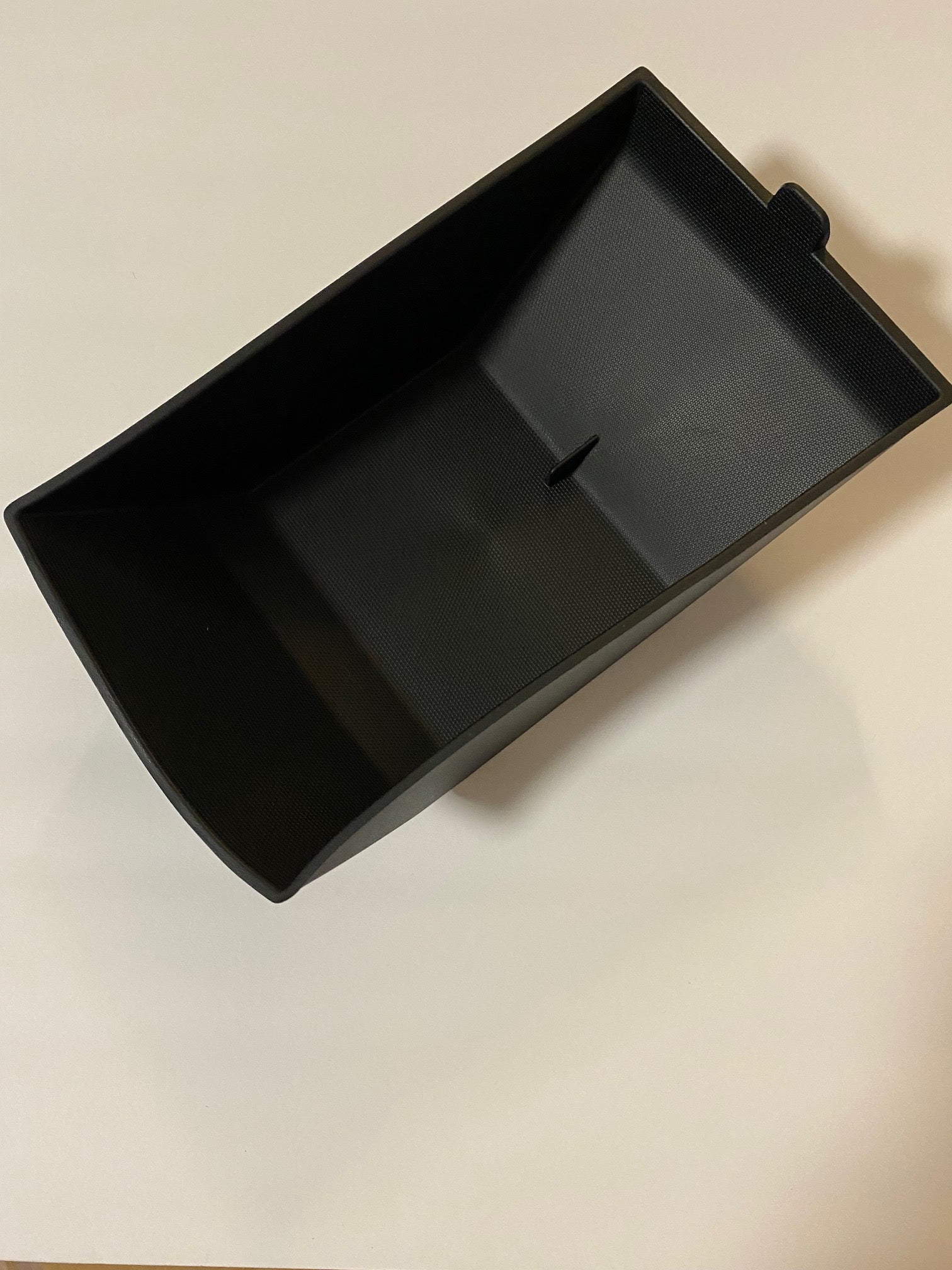 Tesla Model 3, Y Lower Front Armrest Console Tray Organizer, Black, 2021-2023