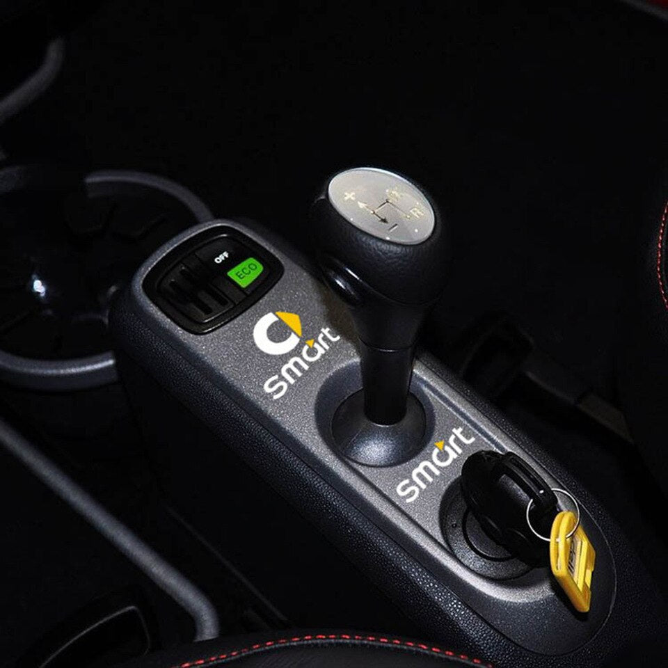 Smart Car Fortwo Reflective Interior Decoration Gearshift Handbrake Sticker Decal Smart Fortwo