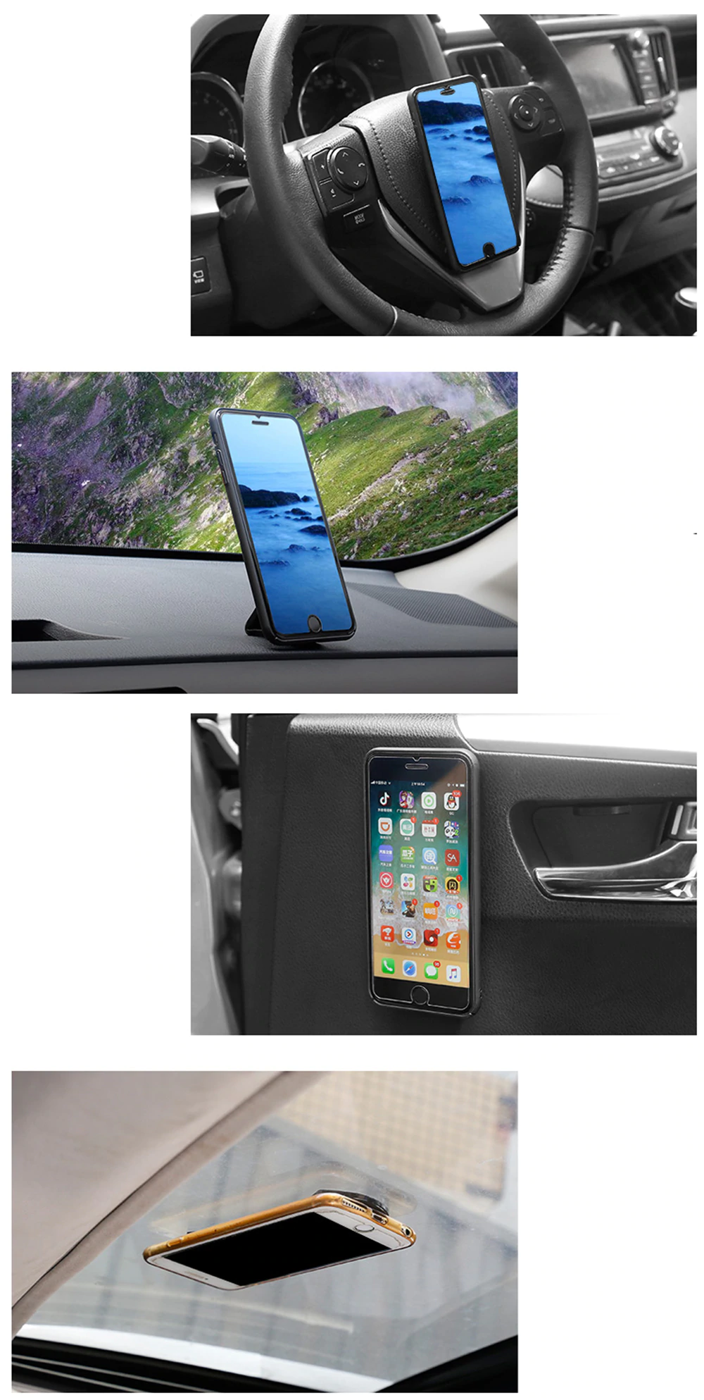 Cell Phone Holder Tesla, Chevy Bolt EV, Volt, Fiat 500E, Jaguar I-Pace, Smart Car Fortwo