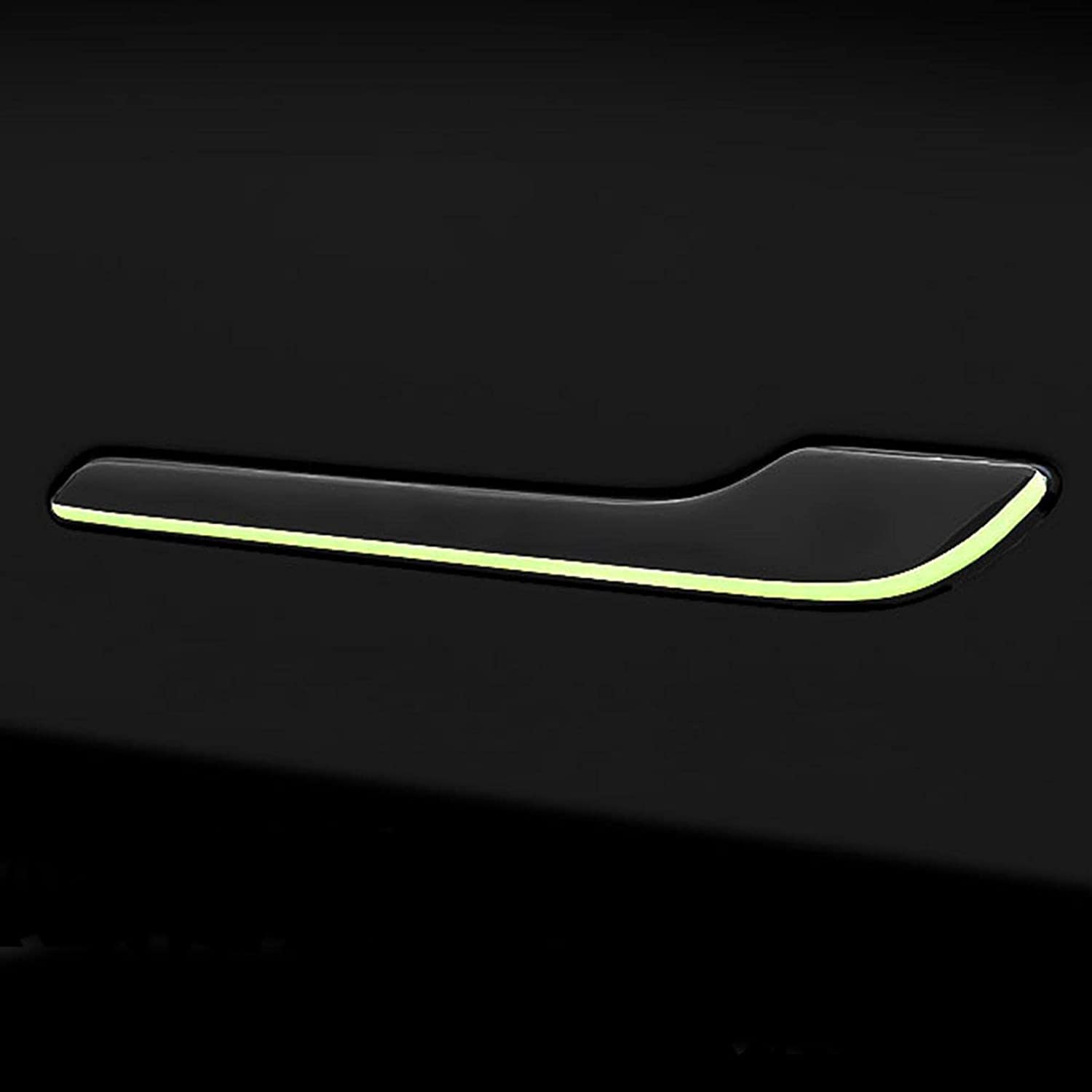 Tesla Model 3, Y Door Handle Wraps, Night Luminous Glow in the Dark, 4-Piece Set, 2017-2022