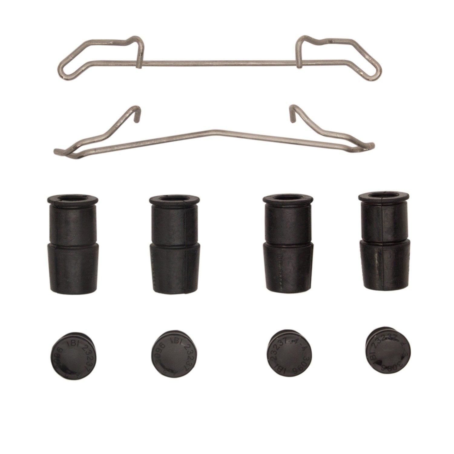 Fiat 500E Front Disc Brake Pad Hardware Kit, 2013-2019