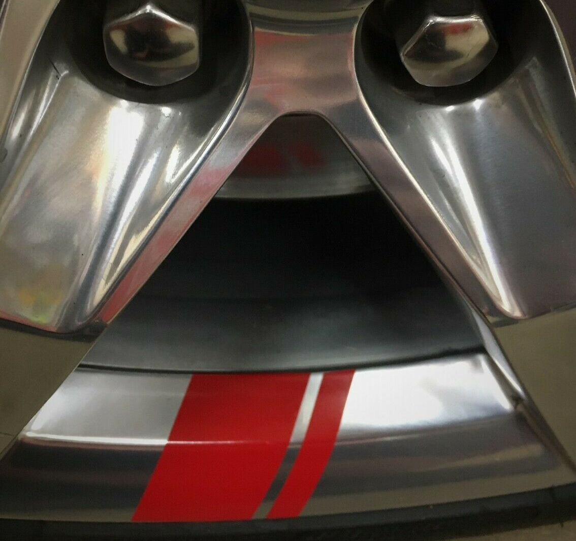 Tesla Wheel Hash Mark Decals, Many Colors