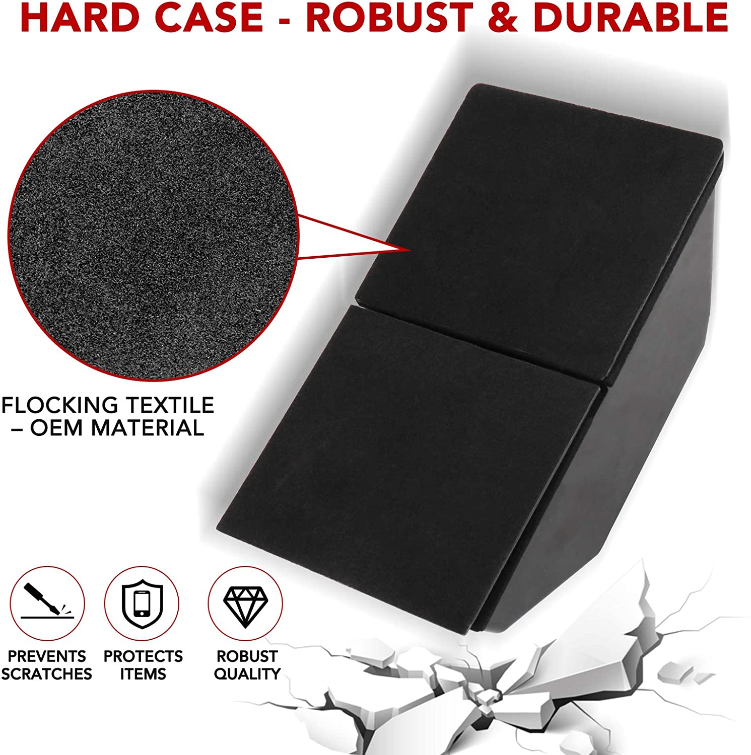 2021 Tesla Model 3, Y Center Console Organizer Hidden Storage Box, W/ Flocking, 2021