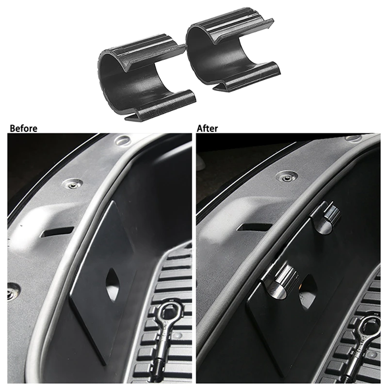 Tesla Model Y Front Frunk / Trunk Umbrella, Bag, Holder Hanger Hooks, 2020-2021