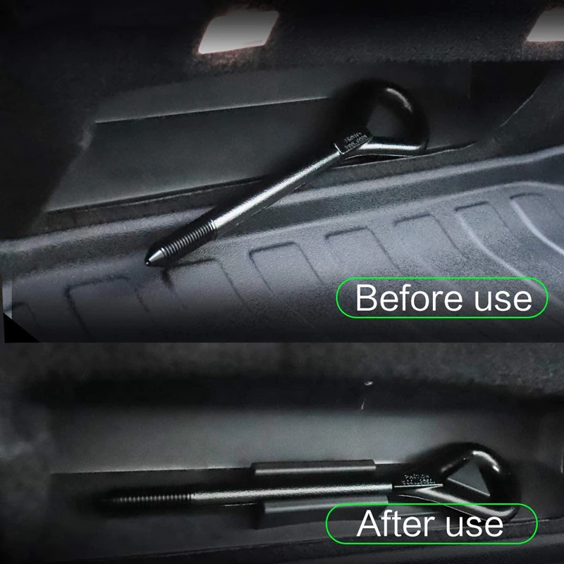 Tesla Model X Front Box Tow Hook Storage Organization Holder, 2016-2021