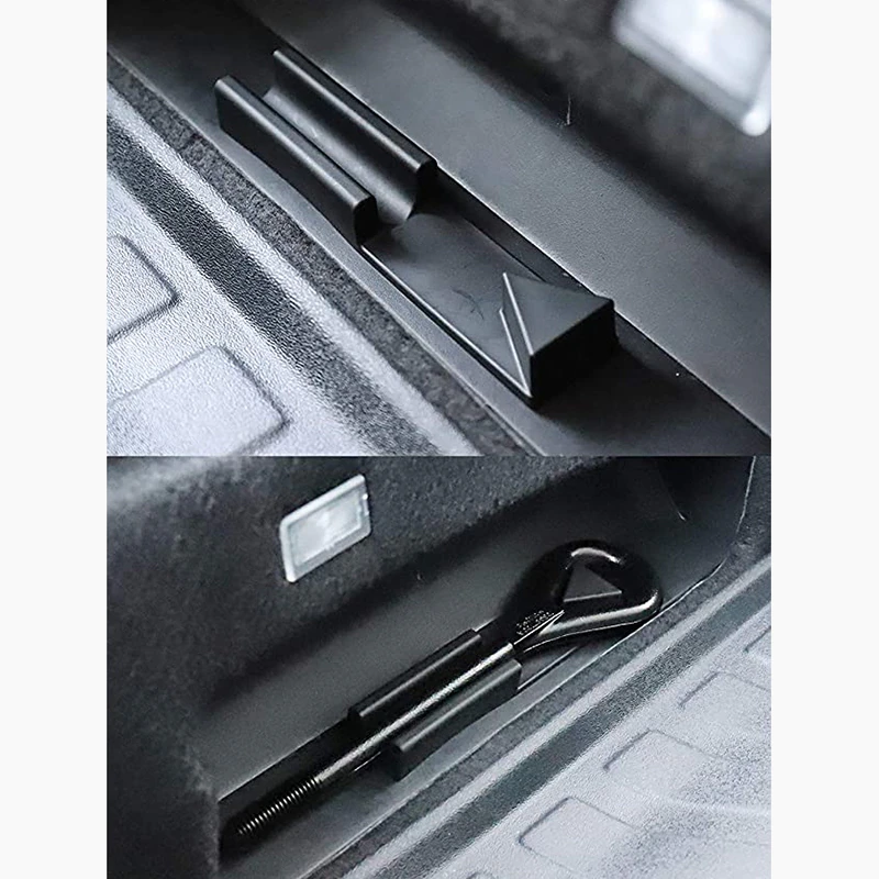 Tesla Model X Front Box Tow Hook Storage Organization Holder, 2016-2021