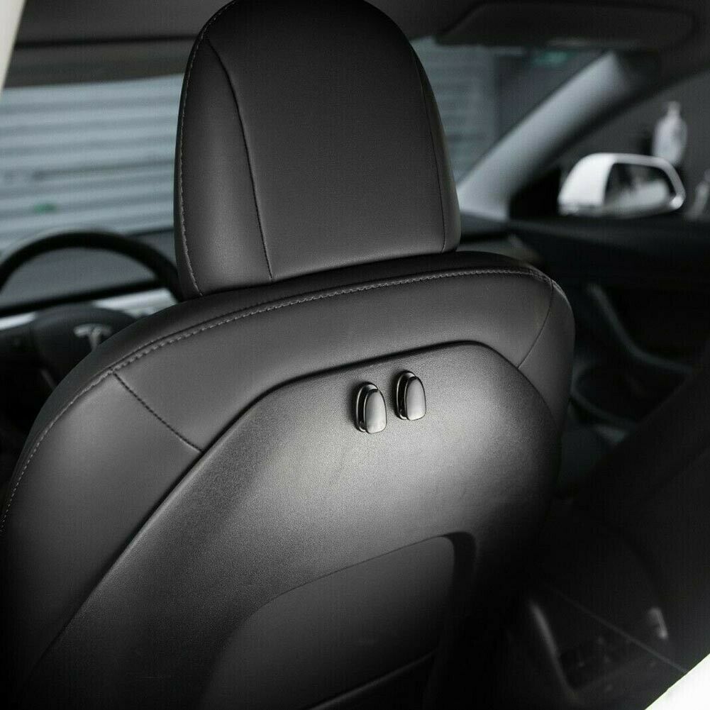 Tesla Model 3, Y Seat Back, Headrest Hook Hangers, 3pc Set
