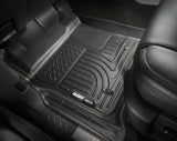 Chevy Volt Husky Floor Mat Liners Front & 2nd Row (Footwell Coverage) WeatherBeater-Black, 2011-2015