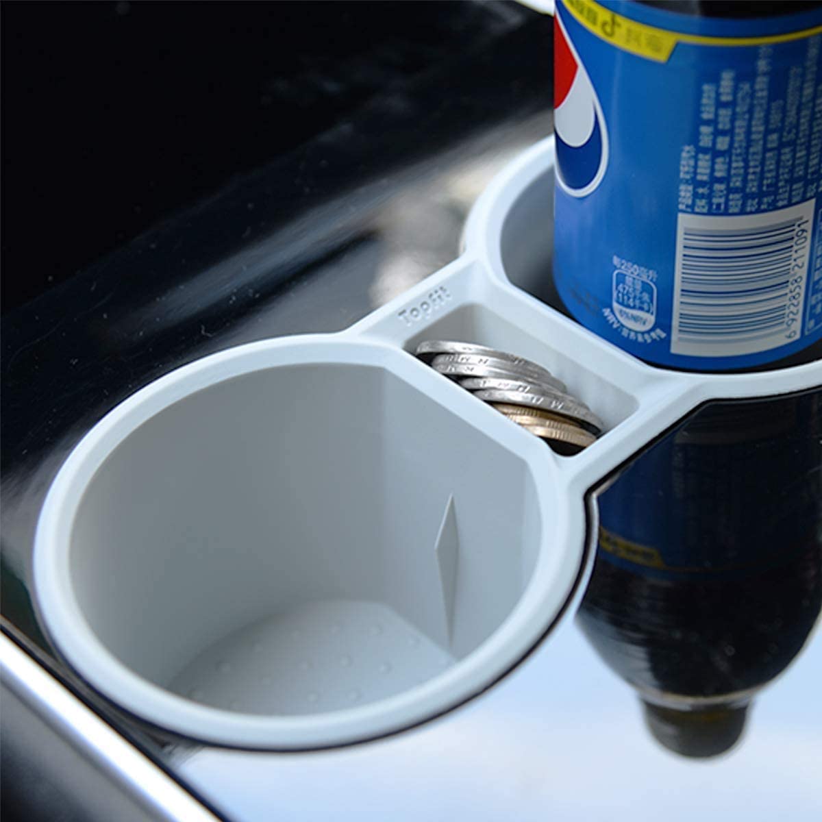 Tesla Model 3, Y Center Console Cup Holder Insert, Silicone