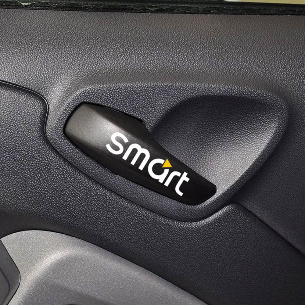 Smart Car Fortwo Inside Door Handle Sticker and Decal for Smart Fortwo, Forfour