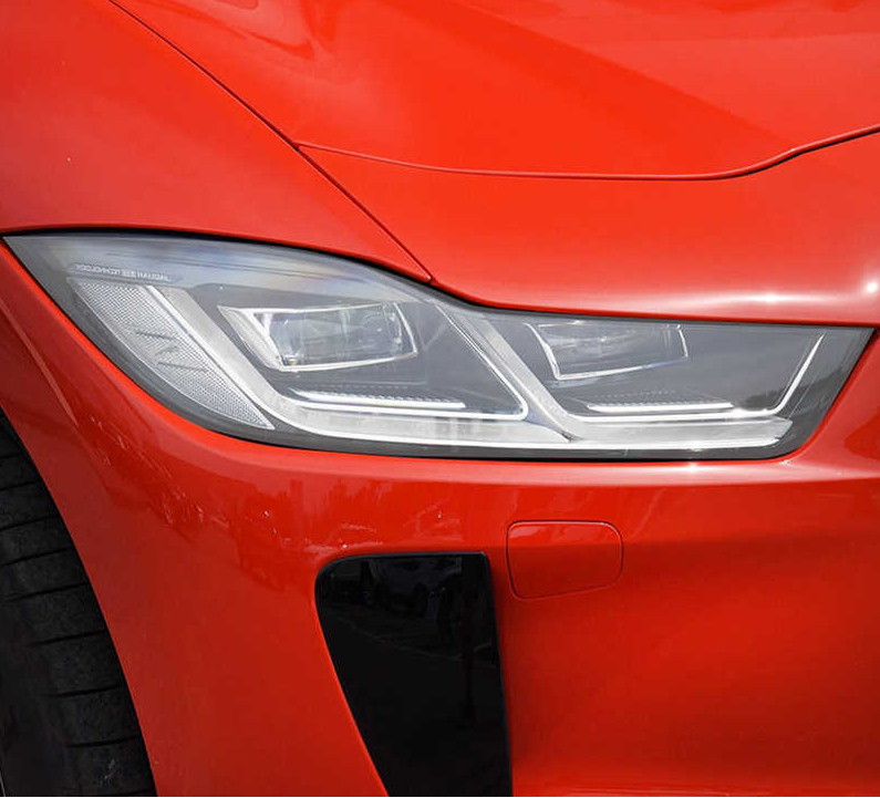 Jaguar I-Pace 2 Pcs Headlight Protective Film Vinyl Protection Transparent TPU Sticker, 2019-2021