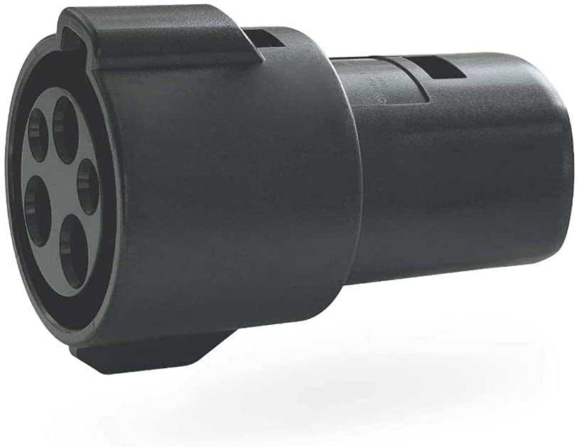 Tesla Model S, 3, X, Y, Cybertruck J1772 to Tesla Charger Adapter 800Amp 240V Type-1,2, Black