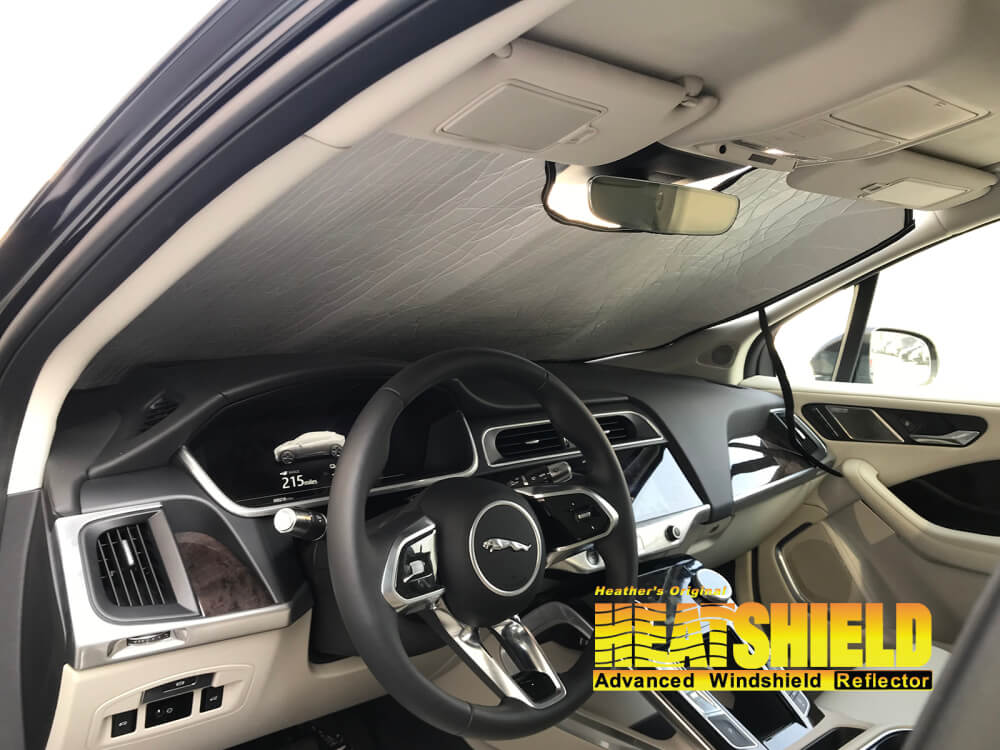 Jaguar I-Pace Sun Shade, Heatshield Custom-Fit Silver Series, 2019-2021