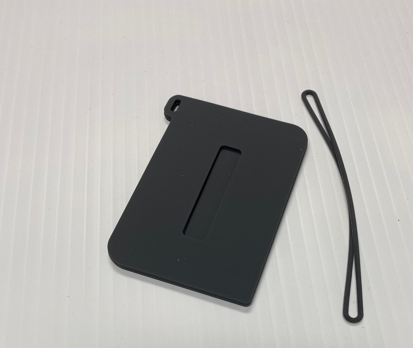 Tesla Model 3, Y, Rivian Silicone Key Card Holder, Gray, 2017-2024