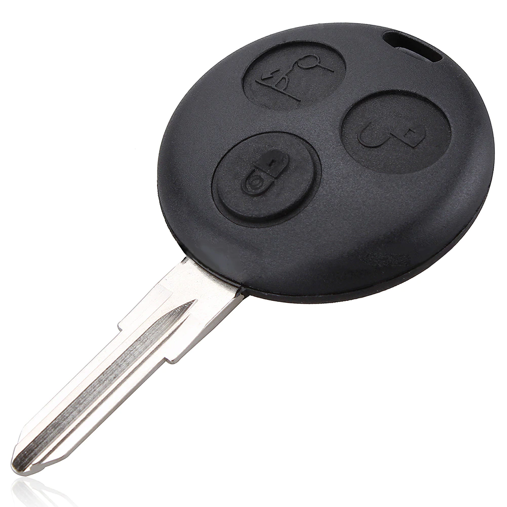 Smart Car Fortwo 3 Button Remote Key Fob Case For City Roadster Fortwo Forfour Coupe