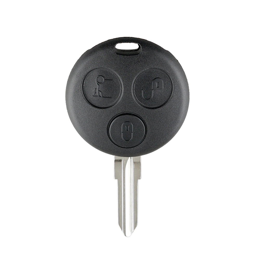 Smart Car Fortwo 3 Button Remote Key Fob Case For City Roadster Fortwo Forfour Coupe