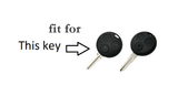 Smart Car Fortwo 3 Button Key Silicone Protector Case Holder, Black