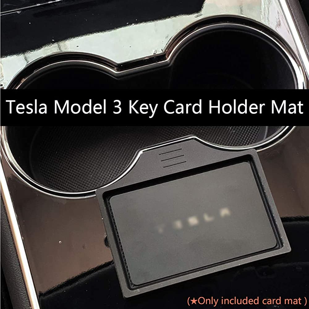 Tesla Model 3, Y, Center Console Key Card Holder, Silicone