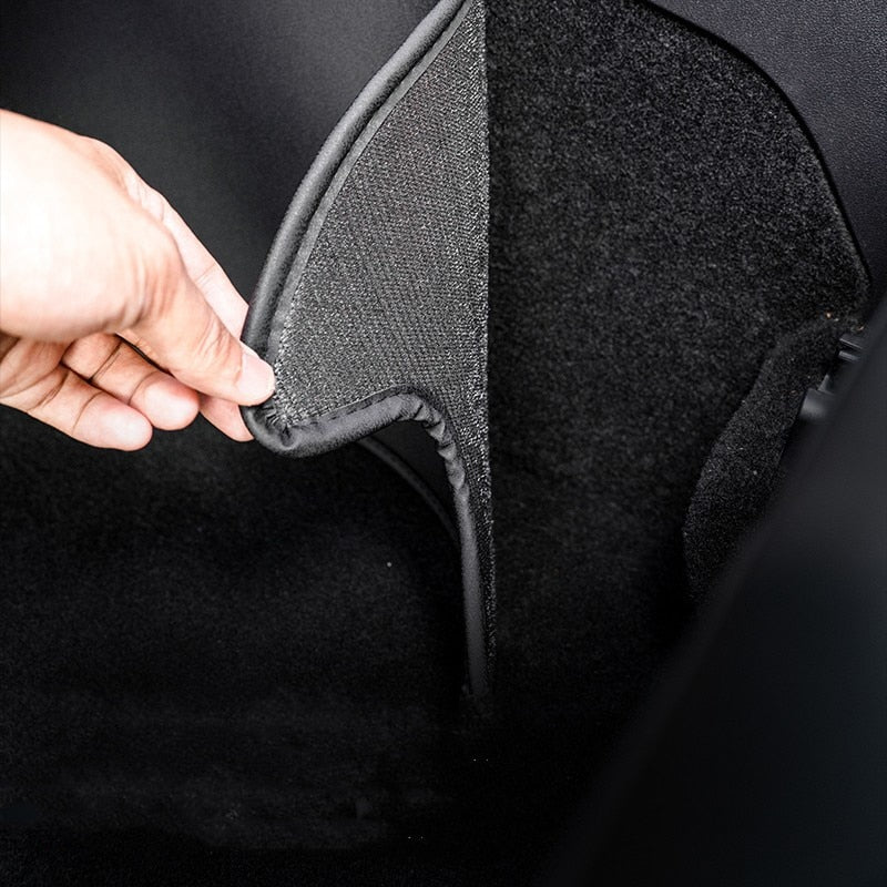 Tesla Model Y Side Console Kick Pad Protectors, PU Leather, 2020-2022

