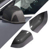 Tesla Model 3 Carbon Fiber Exterior Dress Up Kit, Mirror Covers, Turn Signal, Door Handle, ABS, 2017-2020