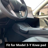 Tesla Model 3, Y Knee Pad Cushion, Driver's Side Center Console, Black