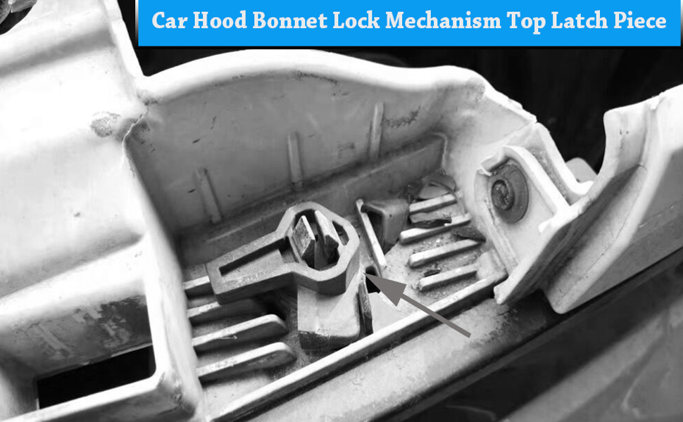 Smart Car Fortwo Front Hood Locking Mechanism Left & Right, 2007-2015