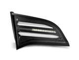 Tesla Model Y Alpharex LED Pro Series LED Taillights, Sequential Turn Signal, Jet Black, 2020-2023