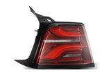 Tesla Model Y Alpharex Led Pro Series Led Taillights, Sequential Turn Signal, Red, 2020-2023