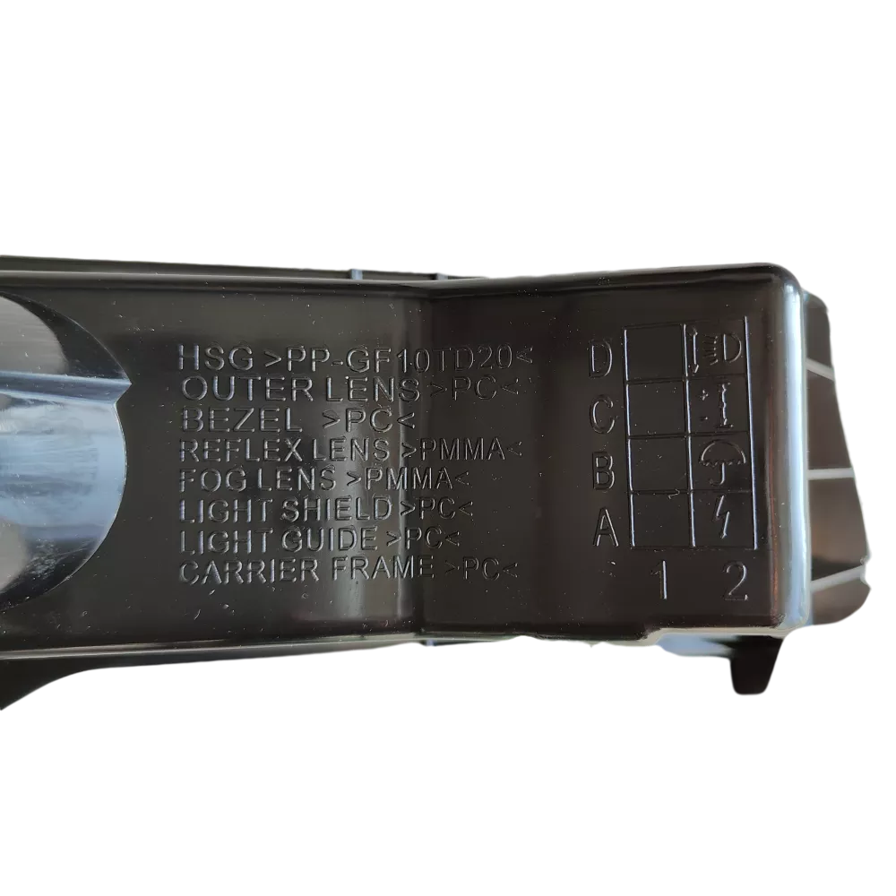 Tesla Model 3, Y Left Fog Lamp Light Assembly, LED