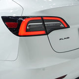 Tesla Model S, 3, X, Y Plaid Badge 3D Logo Rear Letter Set Emblem, Matte Black